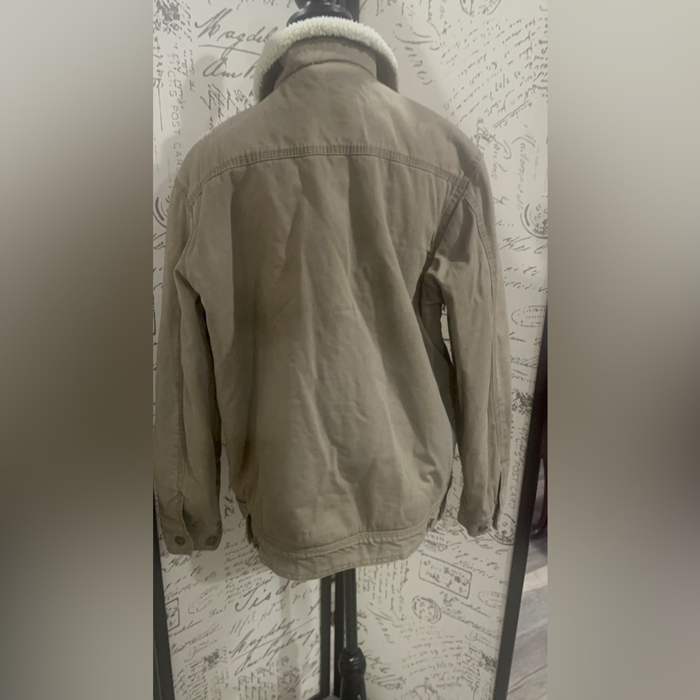 Tan Button-Down Jacket - image 5